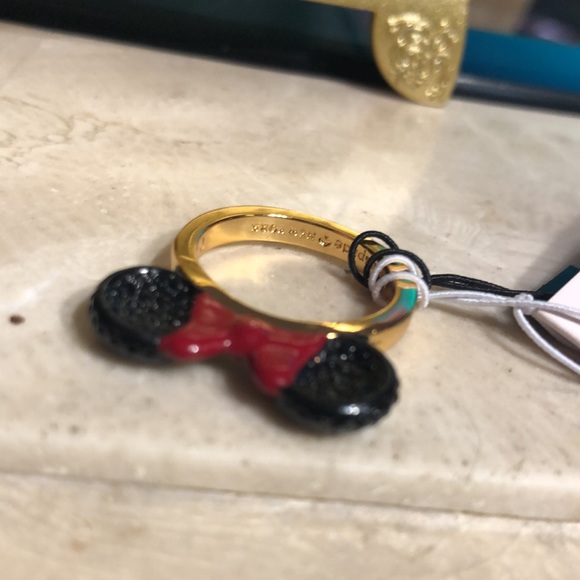 🎉🌸💜HOST PICK💜🌸🎉 NWT Disney Minnie Mouse & Kate Spade Ring - Picture 14 of 16